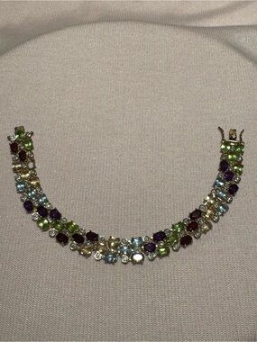 VTG  gemstone tennis bracelet